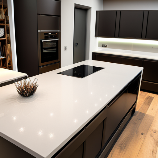 white quartz worktops